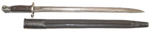 P1907 bayonet with scabbard.