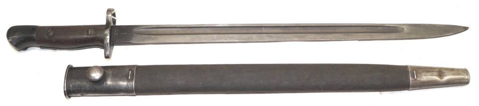 P1907 bayonet with scabbard.