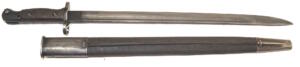 P1907 bayonet with scabbard.