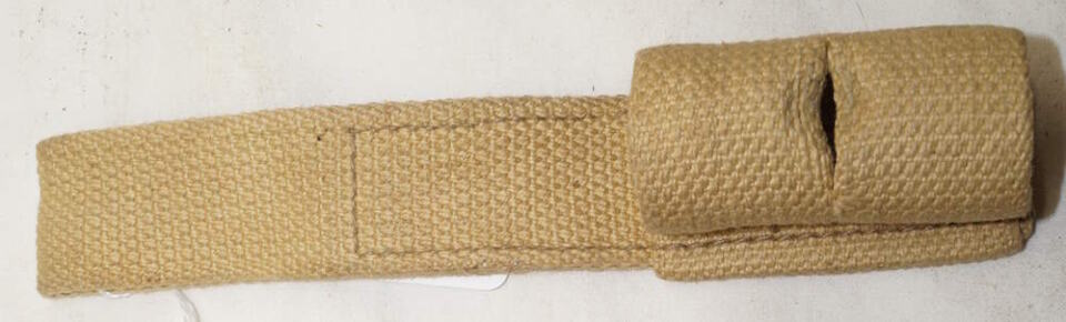 Khaki Web frog for L1A1 bayonet