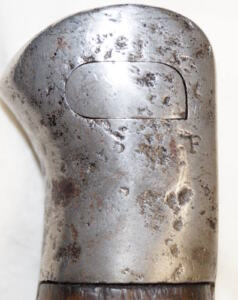 P1907 Hooked Quillon bayonet with MkII scabbard.