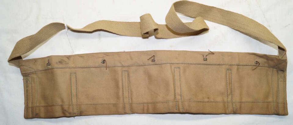 British Enfield ammunition bandoleer WWII?