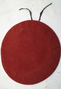 French Paratrooper Maroon Beret Size 58 1960s era