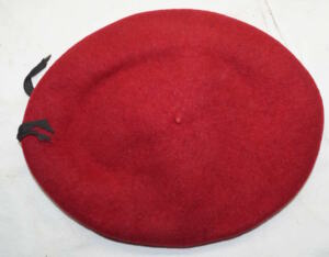 ORIGINAL Vietnam ARVN Maroon Paratooper Beret Approximately size 6 1/2