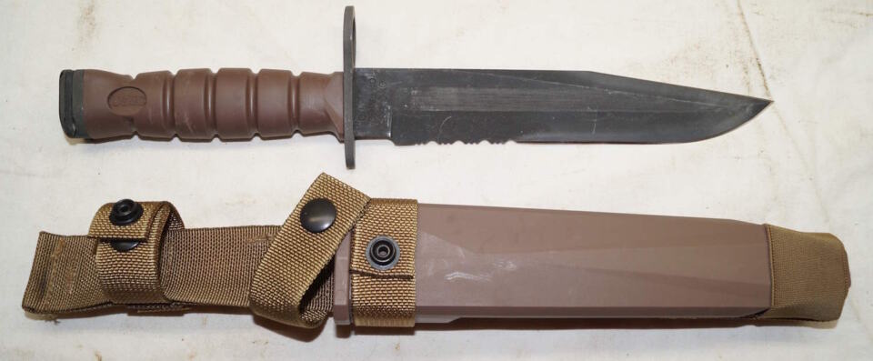 USMC OKC3S bayonet with scabbard.