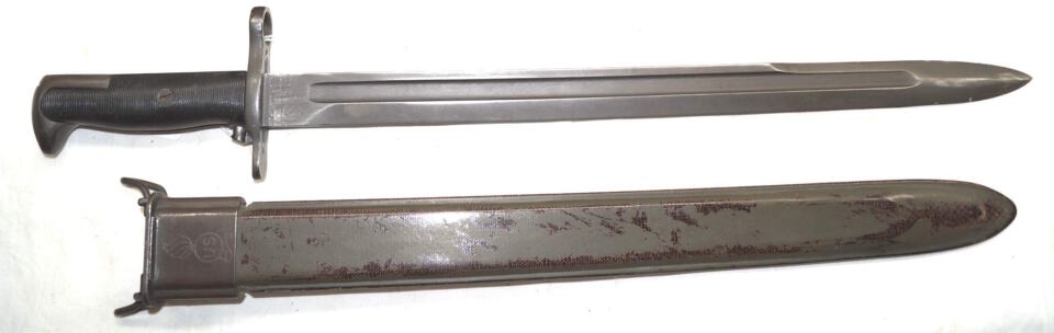 M1905 bayonet with DETROIT GASKET scabbard.