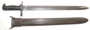 M1905 bayonet with DETROIT GASKET scabbard.