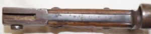 M1935 bayonet with scabbard converted from a captured Japanese T30 bayonet.
