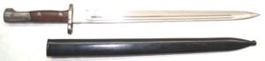FN24/49 bayonet with scabbard.