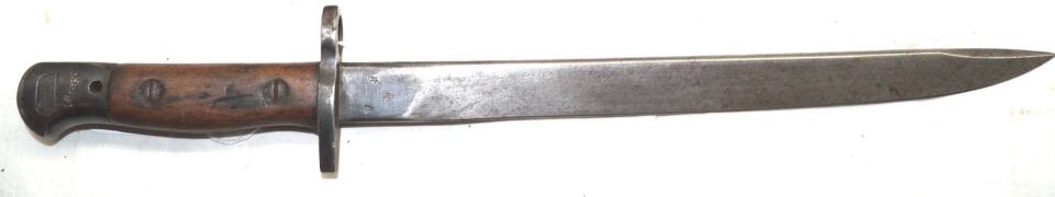 MkII* bayonet with MkI* ricasso mark RFI 9/42