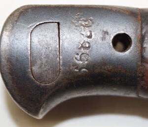 MkII* bayonet with MkI* ricasso mark RFI 9/42