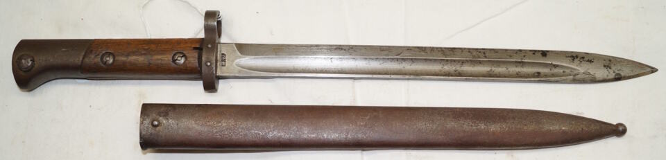 VZ24 bayonet with scabbard.