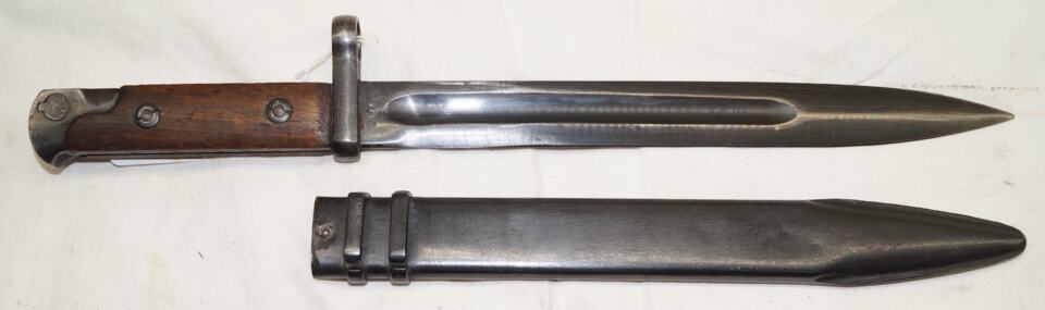 SVT40 bayonet with scabbard.