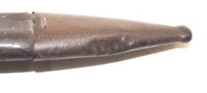 SAXON S98/02 Sawback bayonet with scabbard.