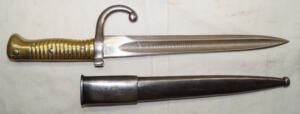M1891 Cavalry Carbine bayonet with matching scabbard.