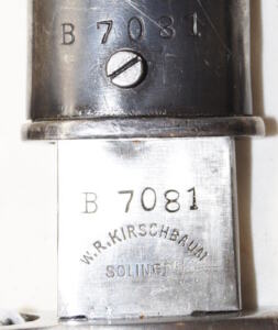 M1891 Cavalry Carbine bayonet with matching scabbard.