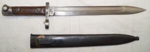 M1895 Steyr bayonet with scabbard.