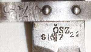 M1895 Steyr bayonet with scabbard.
