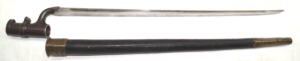 P1853 triform socket bayonet with scabbard.