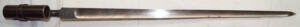 P1853 triform socket bayonet with scabbard.