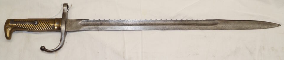 M1896 Sawback bayonet.