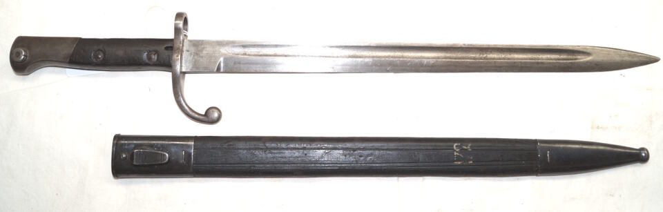 M1934 bayonet with scabbard.