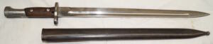 FN1924 long bayonet with scabbard.