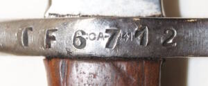 M1891 Bayonet ROCCA 1941 Polished.
