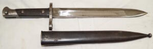 M1935 Leafspring bayonet with scabbard.