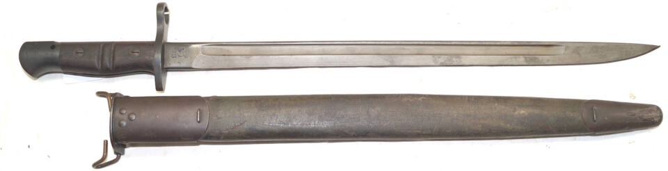 M1917 bayonet with scabbard.
