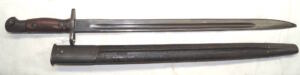 P1907 bayonet with almond stud scabbard.