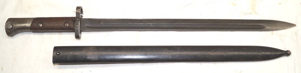M24L bayonet with correct scabbard.