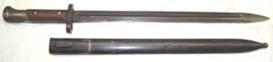 M24L bayonet with correct scabbard.