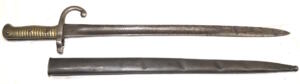 M1879 Rolling Block bayonet with scabbard.