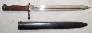 M1910 bayonet with scabbard.