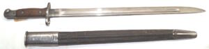Afghan issue P1907 bayonet with scabbard.