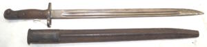 P1907 bayonet with scabbard.