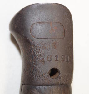P1907 bayonet with scabbard.