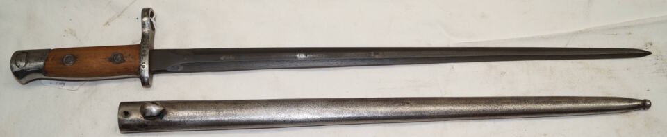 M1916/24 bayonet with scabbard.