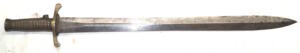 P1848 Brunswick bayonet ENFIELD 1849 12H RCR (Royal Canadian Regiment) Blade remains unsharpened but has some pitting.