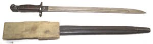 P1907 bayonet with scabbard and P1908 frog.