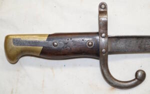 M1878 Kropatschek bayonet.