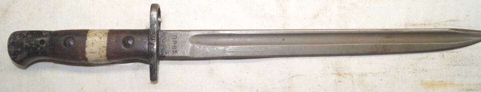 MkI** bayonet with India Sate Forces mark on the ricasso RFI DP63
