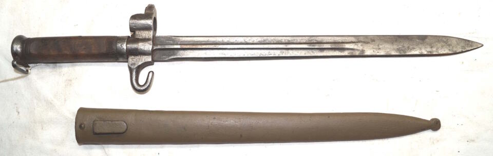 M1935 Cavalry NCO bayonet with scabbard .