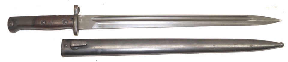 FN1924 bayonet with Yugo M24 scabbard.