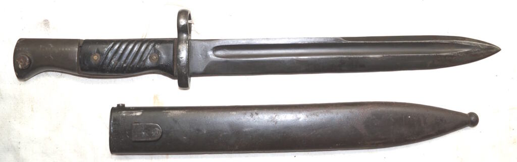 M1949 bayonet with scabbard.
