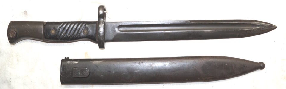 M1949 bayonet with scabbard.
