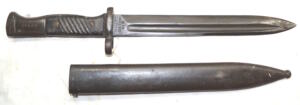 M1949 bayonet with scabbard.