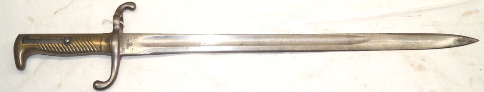 S71 bayonet ERFURT/ALEX COPPEL SOLINGEN W80 32.R.R.124 Pitting on catch spring and crossguard.