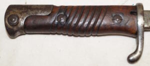 SAXON S98aA quillback bayonet with scabbard.